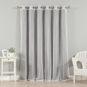 uMIXm Wide Tulle & Blackout Curtains