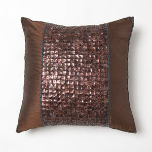 Faux Silk Mother of Pearl Pillow