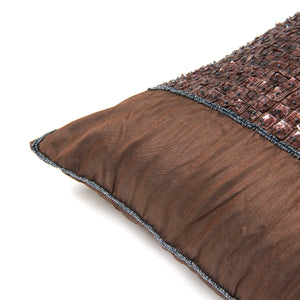 Faux Silk Mother of Pearl Pillow