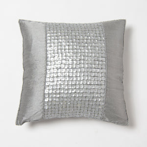 Faux Silk Mother of Pearl Pillow