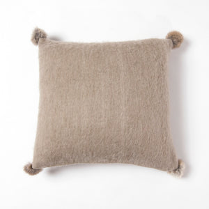 Rabbit Fur Pom Pom Wool Pillow