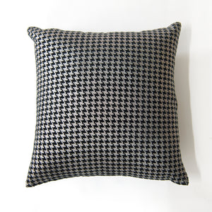 Small Metallic Houndstooth Velvet Pillow Cover