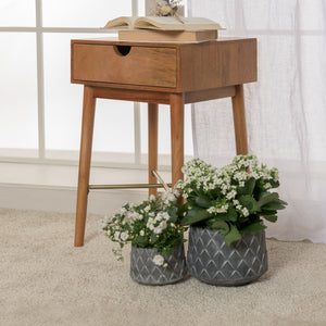 Abstract Cement Planter