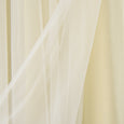 Tulle Overlay Blackout Curtains