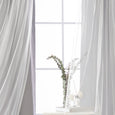 Tulle Overlay Blackout Curtains