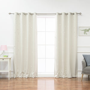 Star Cut Out Blackout Curtains