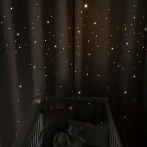 Star Cut Out Blackout Curtains