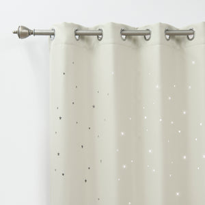Star Cut Out Blackout Curtains