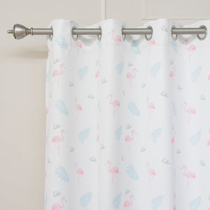 Flamingo Print Curtains