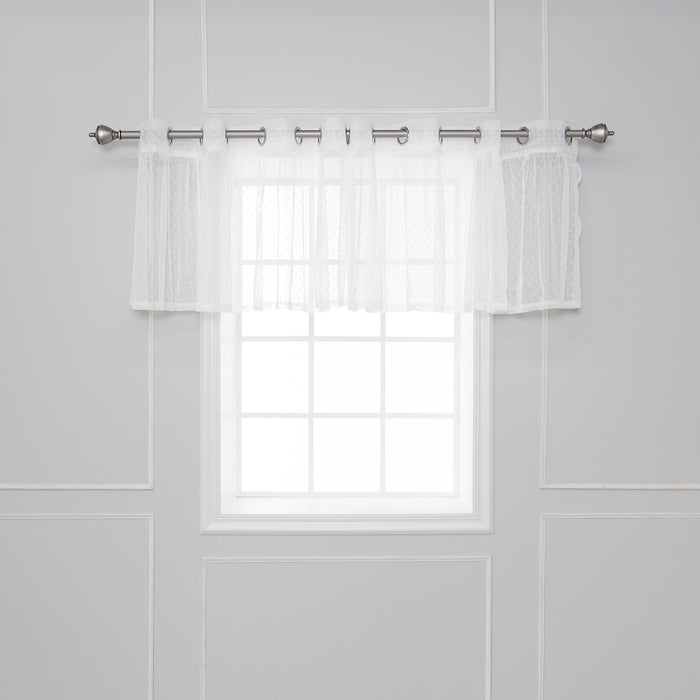 Sheer Dot Valance