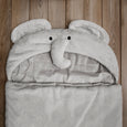 Faux Fur Plush Hooded Animal Sleeping Bag