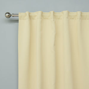 Back Tab Blackout Curtains - 40"W