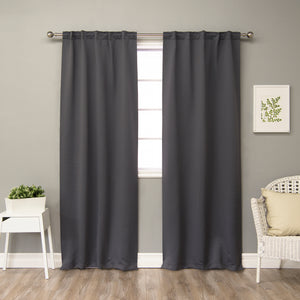 Back Tab Blackout Curtains - 40"W