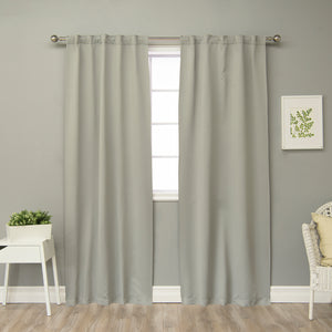 Back Tab Blackout Curtains - 40"W