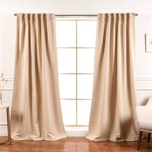 Back Tab Blackout Curtains - Long