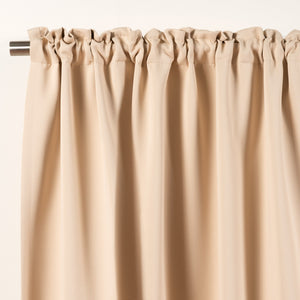 Back Tab Blackout Curtains - 132" Long