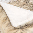 Faux Fur Throw - Bleached Finn Raccoon