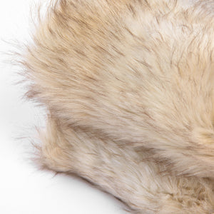 Faux Fur Throw - Champagne Fox