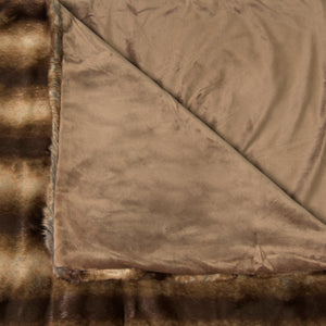 Faux Chinchilla Fur Throw
