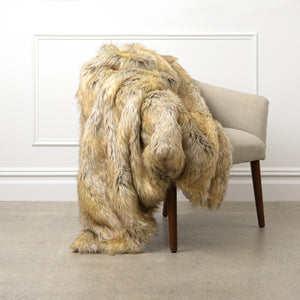 Faux Fur Throw - Kitt Fox