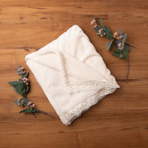 Lace Trim Throw