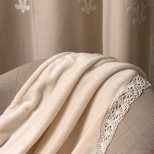 Lace Trim Throw