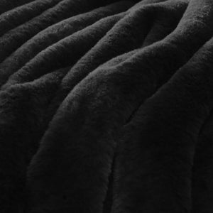 Luxe Faux Fur Pom Pom Throw