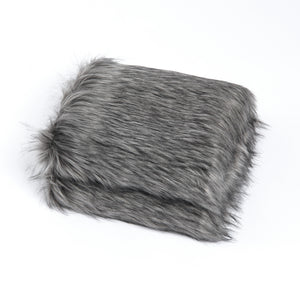 Faux Fur Throw - Silver Fox