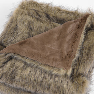 Faux Fur Throw - Tawny Fox