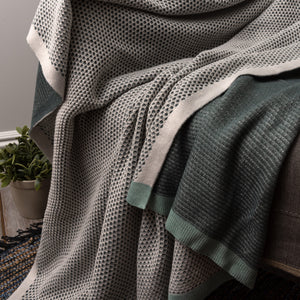 Woven Honeycomb Throw