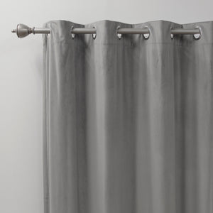 Luster Velvet Grommet Curtains