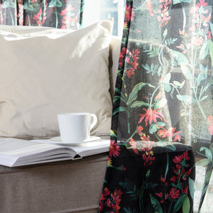 Sheer Floral Curtains