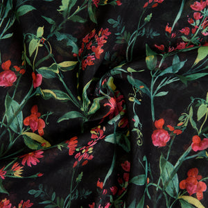 Sheer Floral Curtains