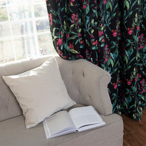 Floral Blackout Curtains