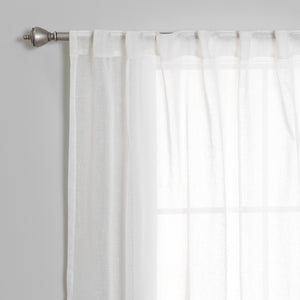 Faux Linen Bluebird Curtains