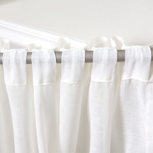 Faux Linen Bluebird Curtains