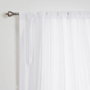 Faux Silk Bluebird Curtains