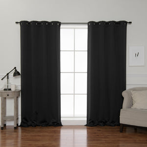 Onyx Grommet Blackout Curtains