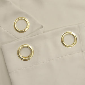 Gold Grommet Blackout Curtains