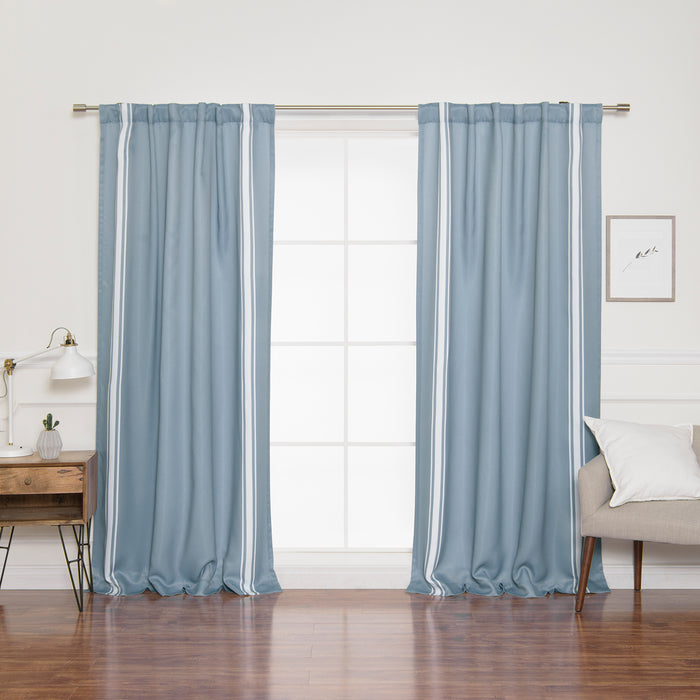 Nordic Reverse Triple Stripe Curtains