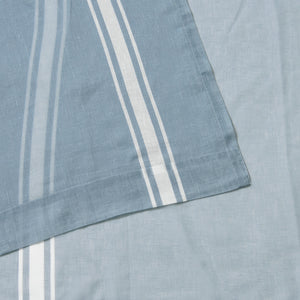 Linen Blend Reverse Triple Stripe Curtains