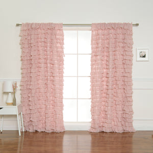 Ruffle Cascade Curtains