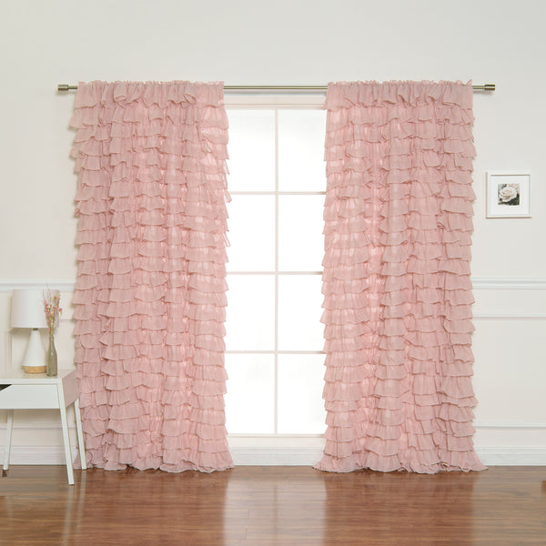 Ruffle Cascade Curtains