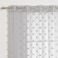 Sheer Textured Dot Curtains