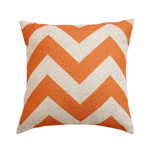 Linen Blend Chevron Pillow Cover